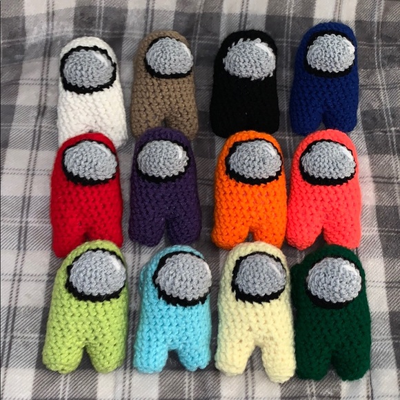(3 for $25!!)crochet among us plushie - Picture 3 of 6